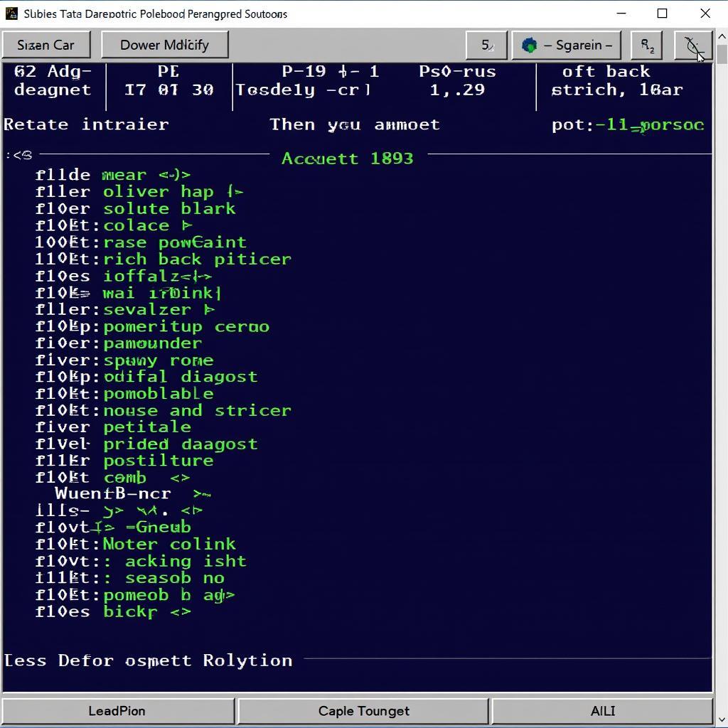 Car Diagnostic Software Interface