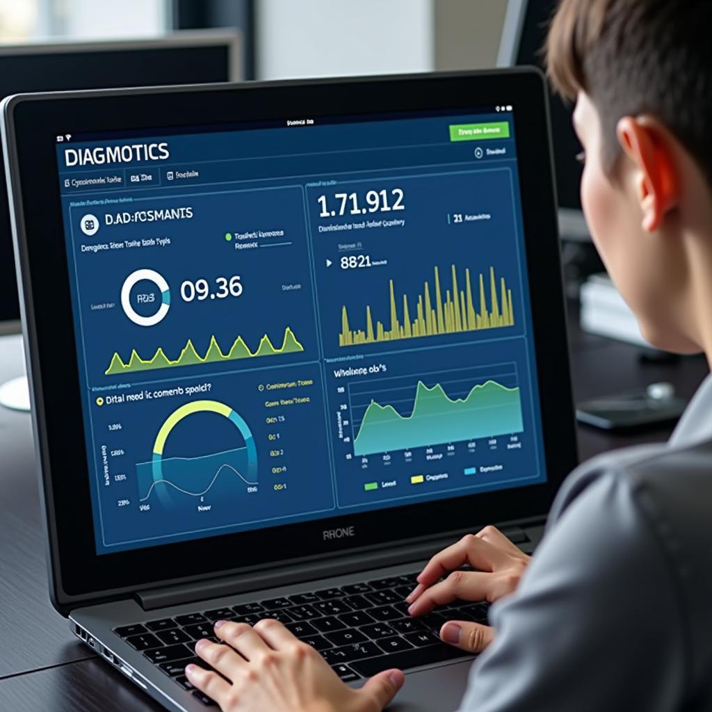 Modern Car Diagnostic Software Interface