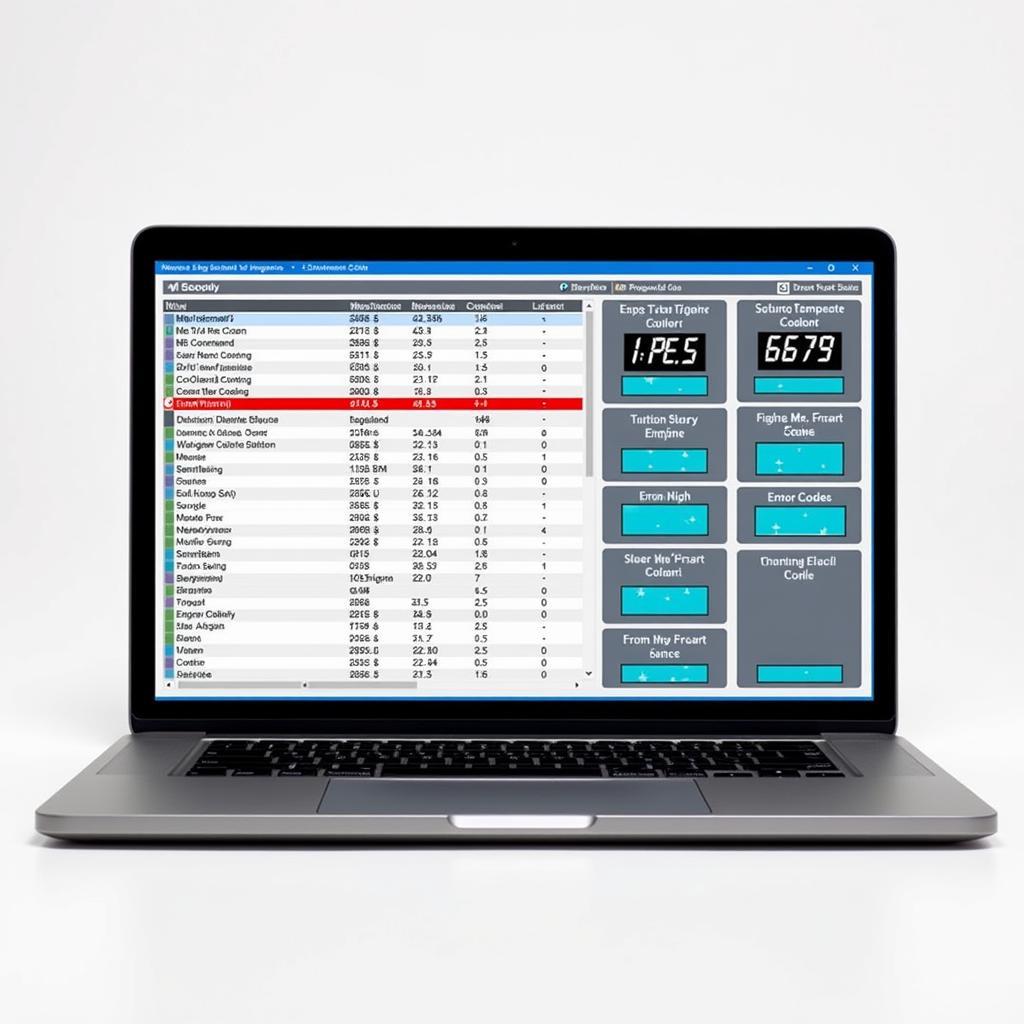 Screenshot of a user-friendly car diagnostic software interface