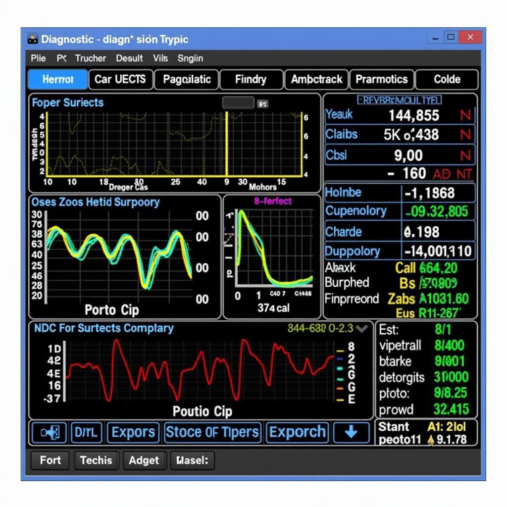 Car Diagnostic Software Interface