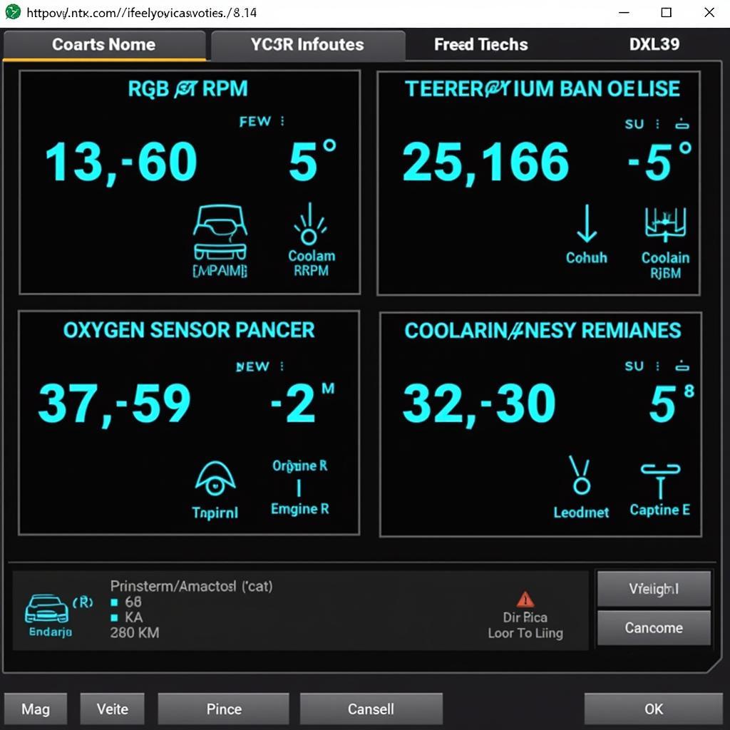 Car Diagnostic Software Interface