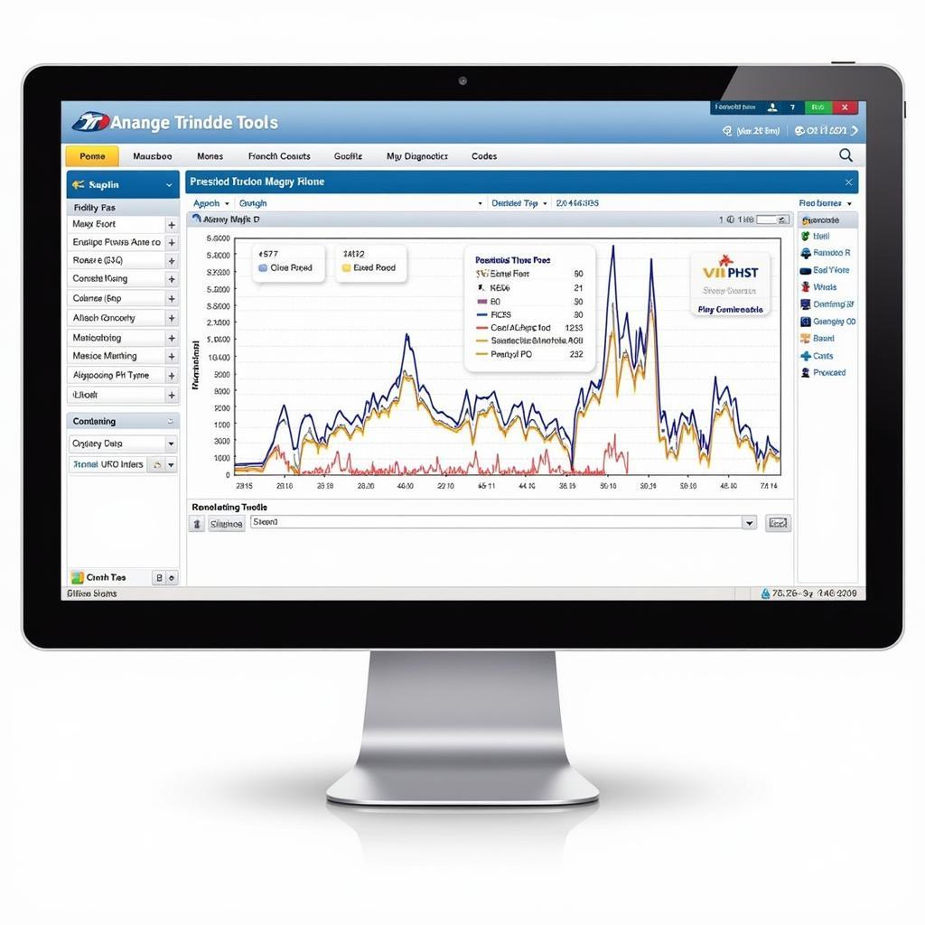 Modern Car Diagnostic Software Interface