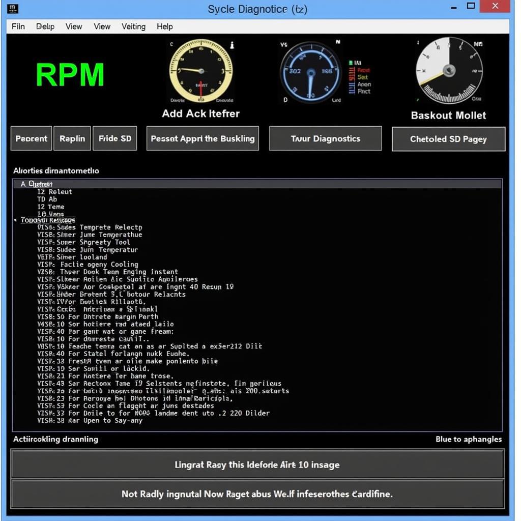 Car Diagnostic Software Interface