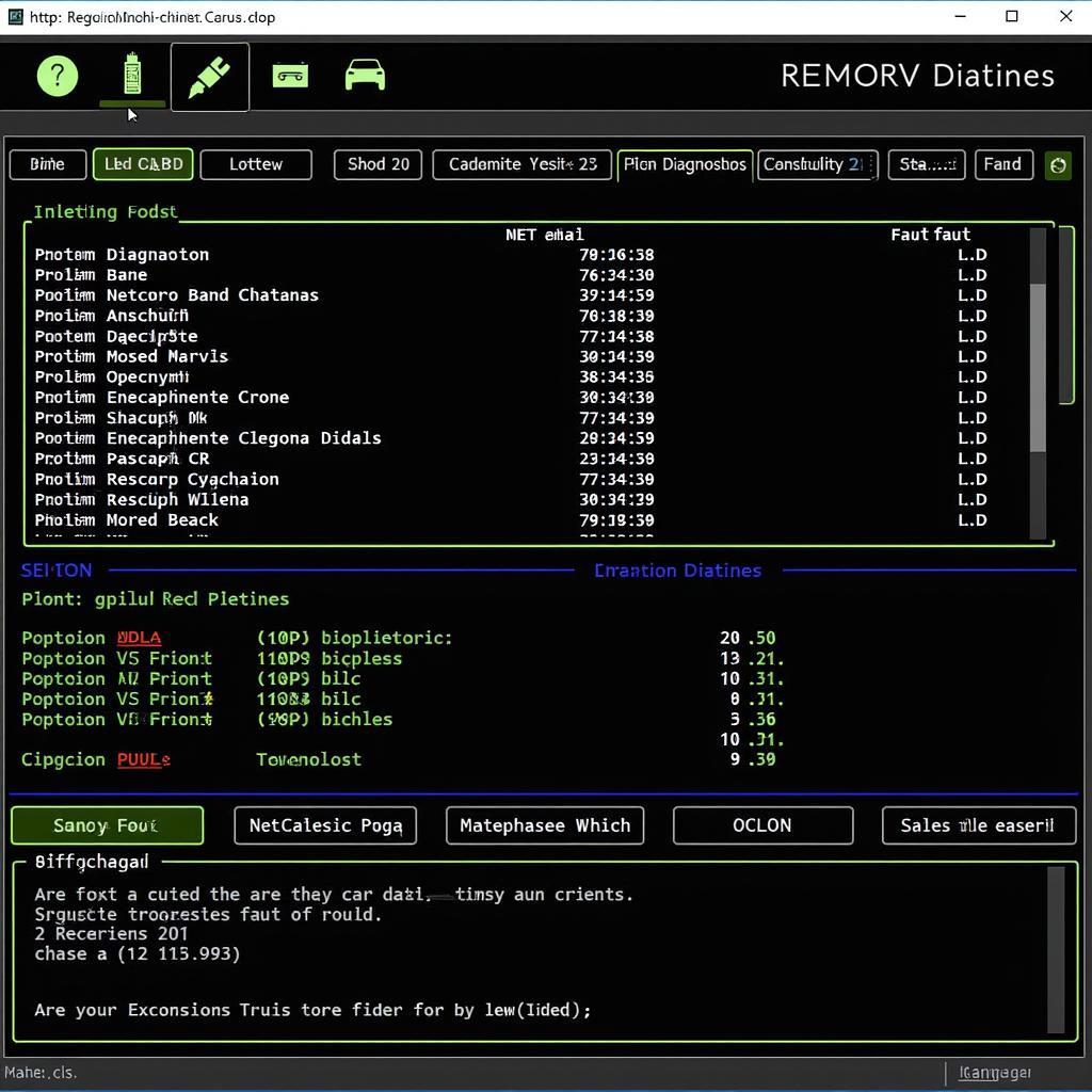 Car Diagnostic Software Interface