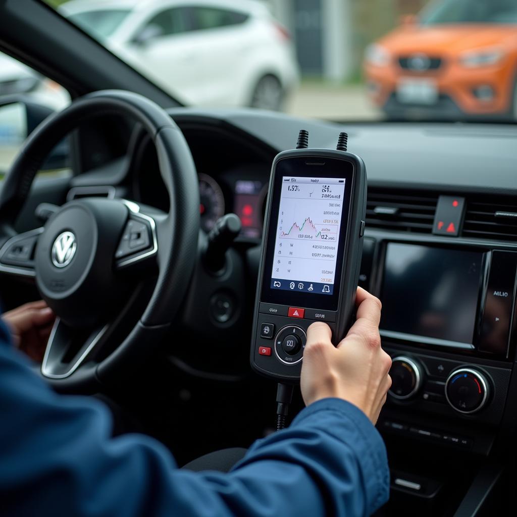 Using a Car Diagnostic Test Machine in Carrum Downs