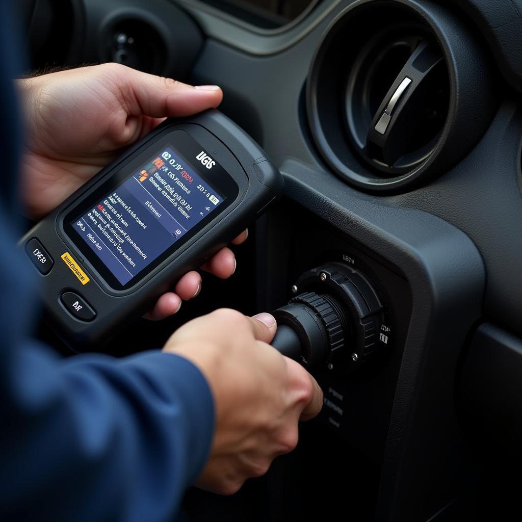 Car Diagnostic Test Using OBD-II Scanner