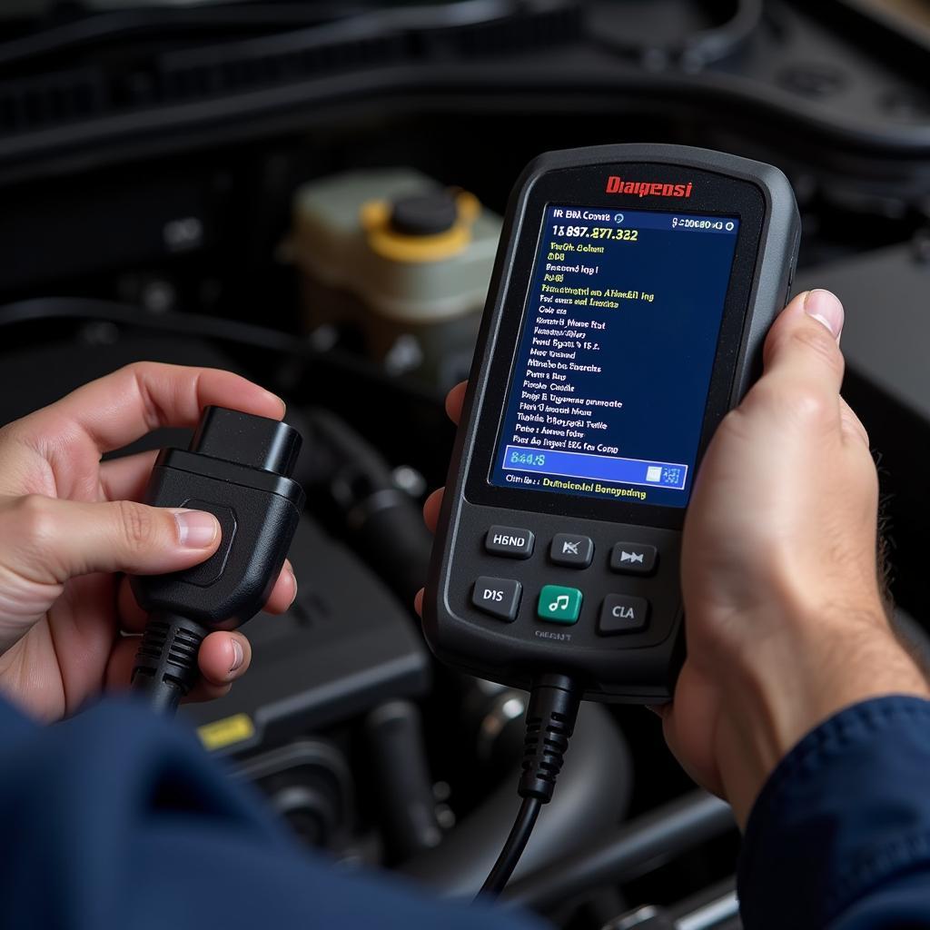 Car Diagnostic Test Screen