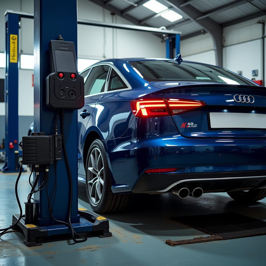 Car Diagnostic Test at a UK Garage