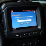 Car Diagnostic Tester Password Prompt