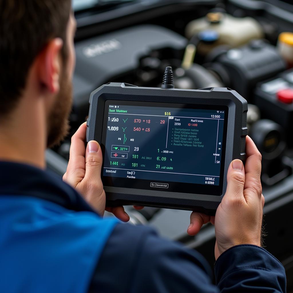 Car Diagnostic Tool in Action