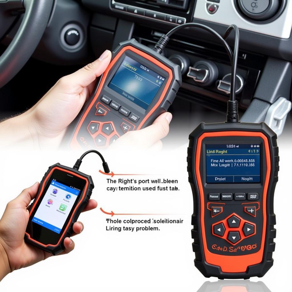 Car Diagnostic Tool in Use