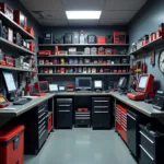 Car Diagnostic Tool Shop Interior