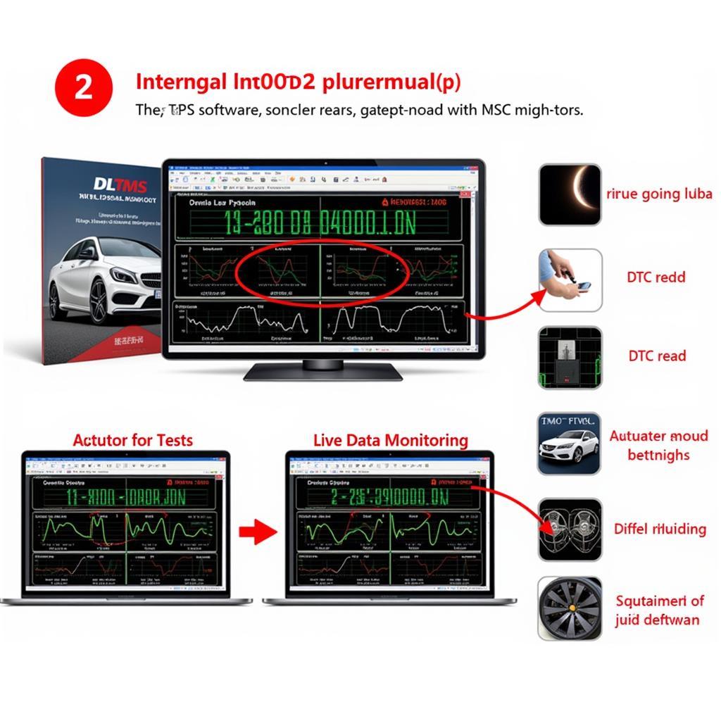 Car Diagnostic Tool TMS Software Interface