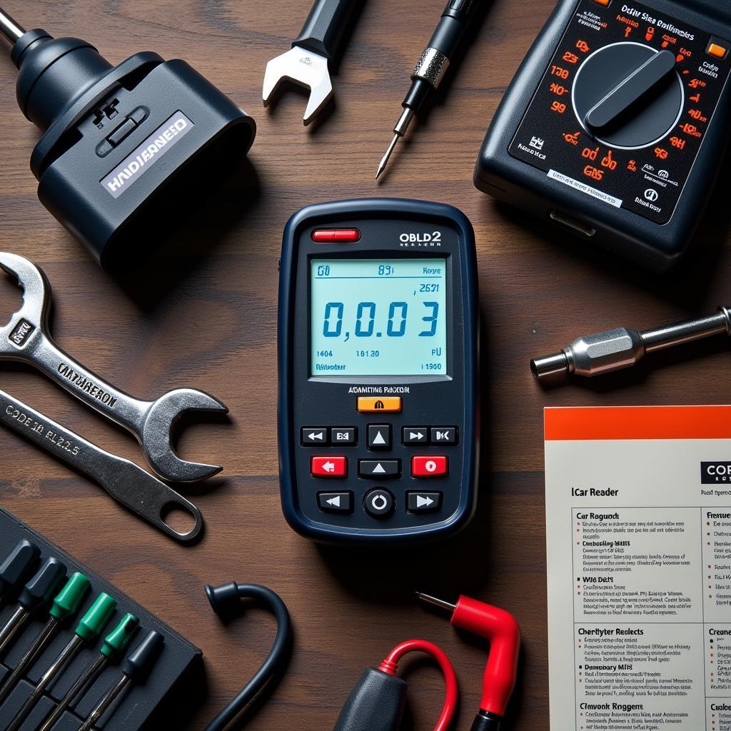 Assortment of Car Diagnostic Tools