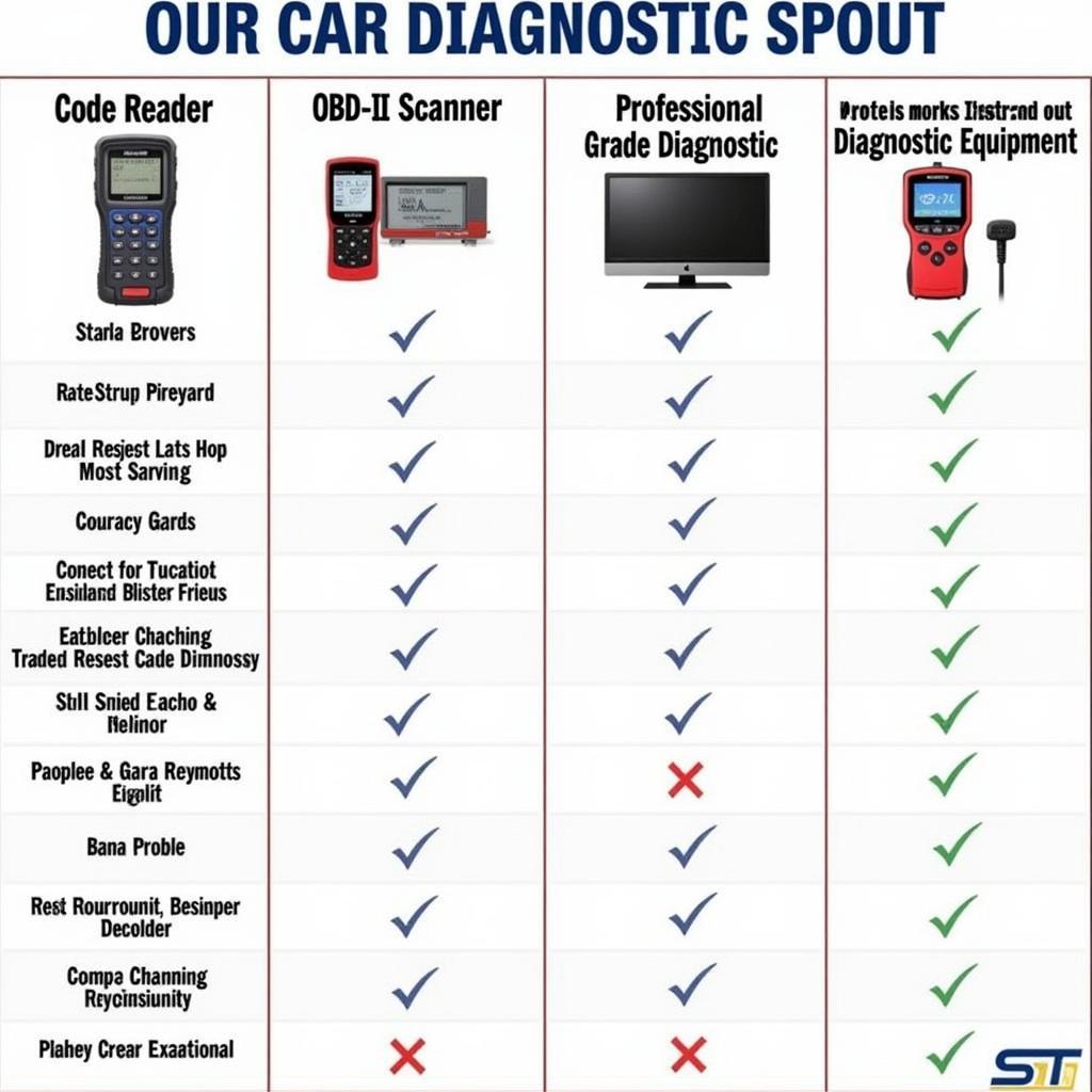 Car Diagnostic Tools Comparison: Code Readers vs. Scan Tools