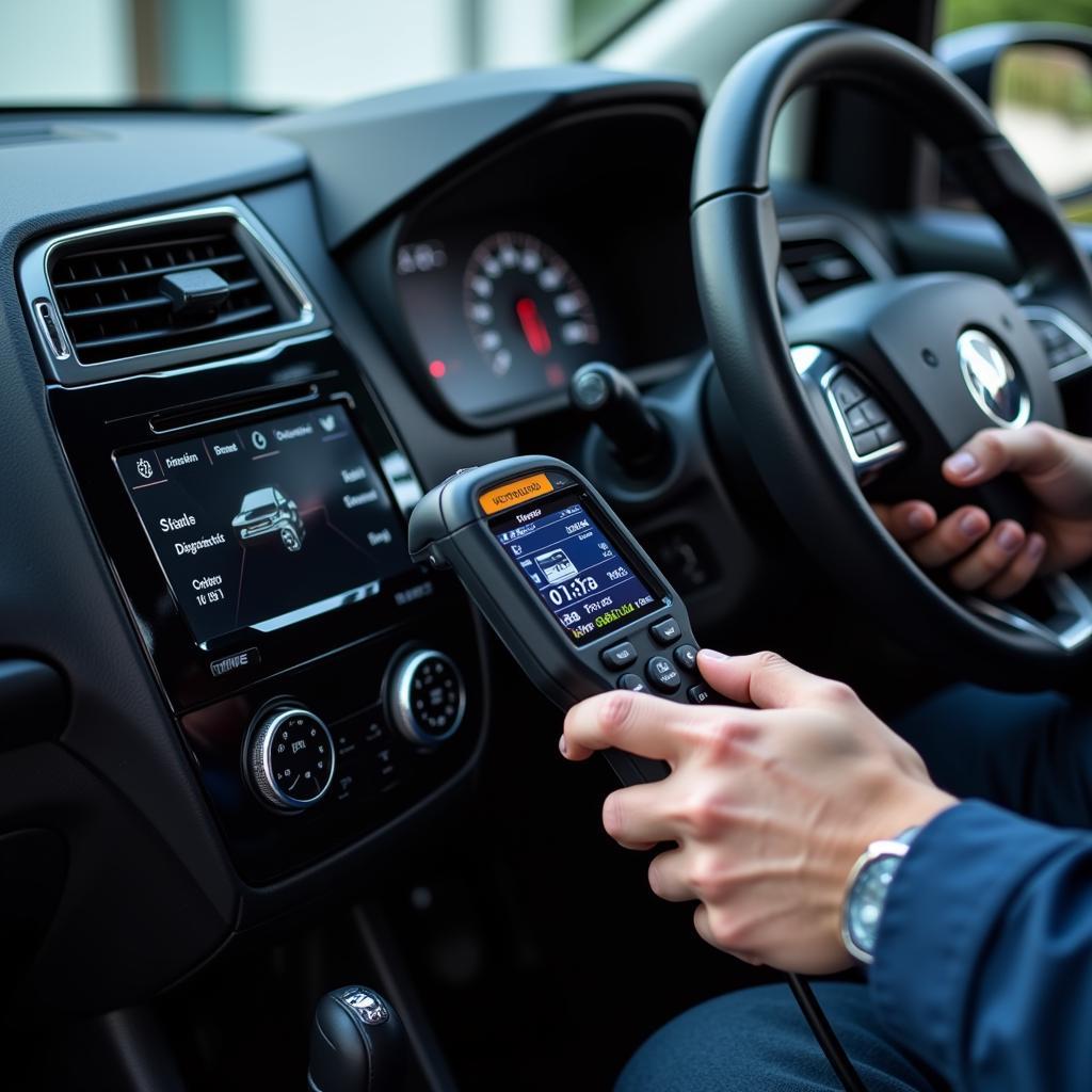 Car Diagnostic Training in Action