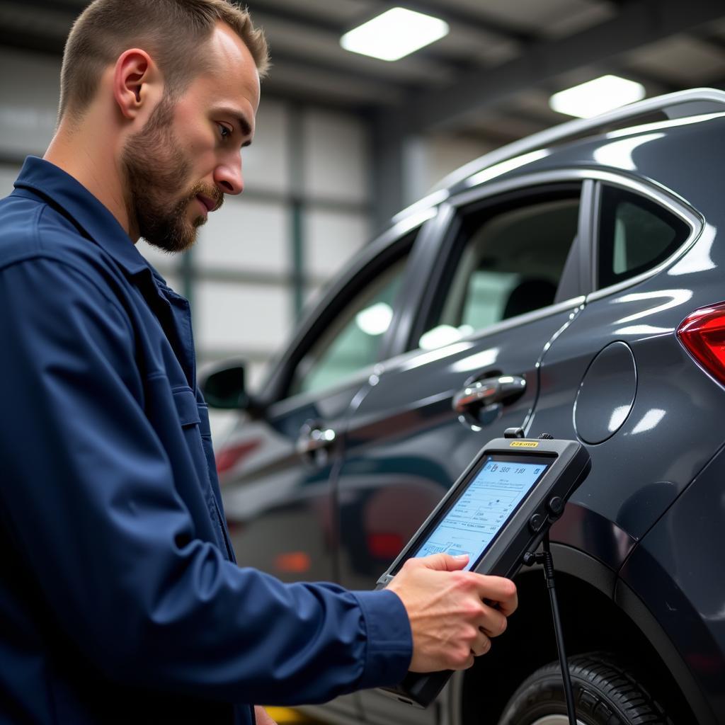 Car diagnostics being performed in Cranbourne East