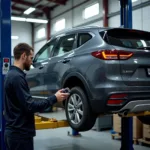 Car diagnostics in a Fforestfach garage