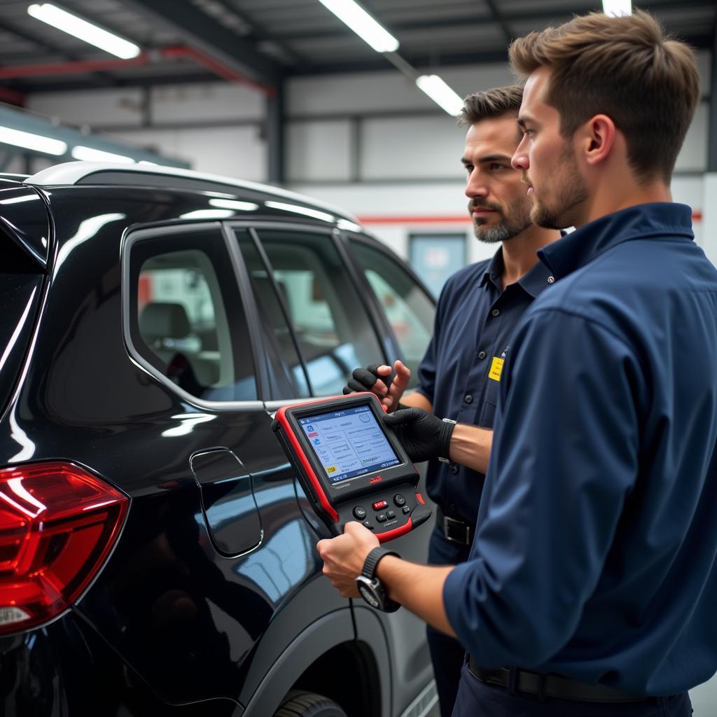 Car Diagnostics with a Professional Mechanic