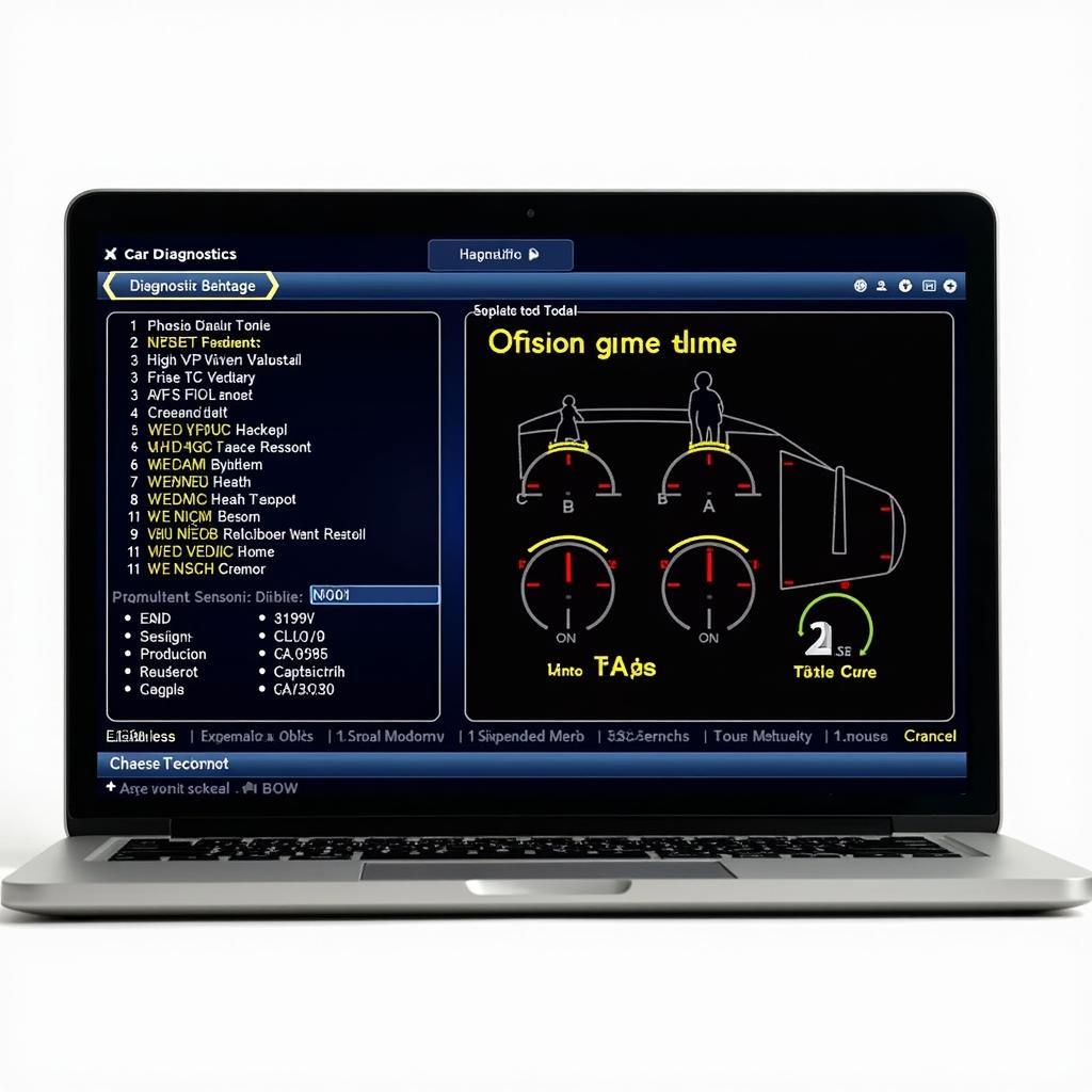 Car Diagnostics Software Interface