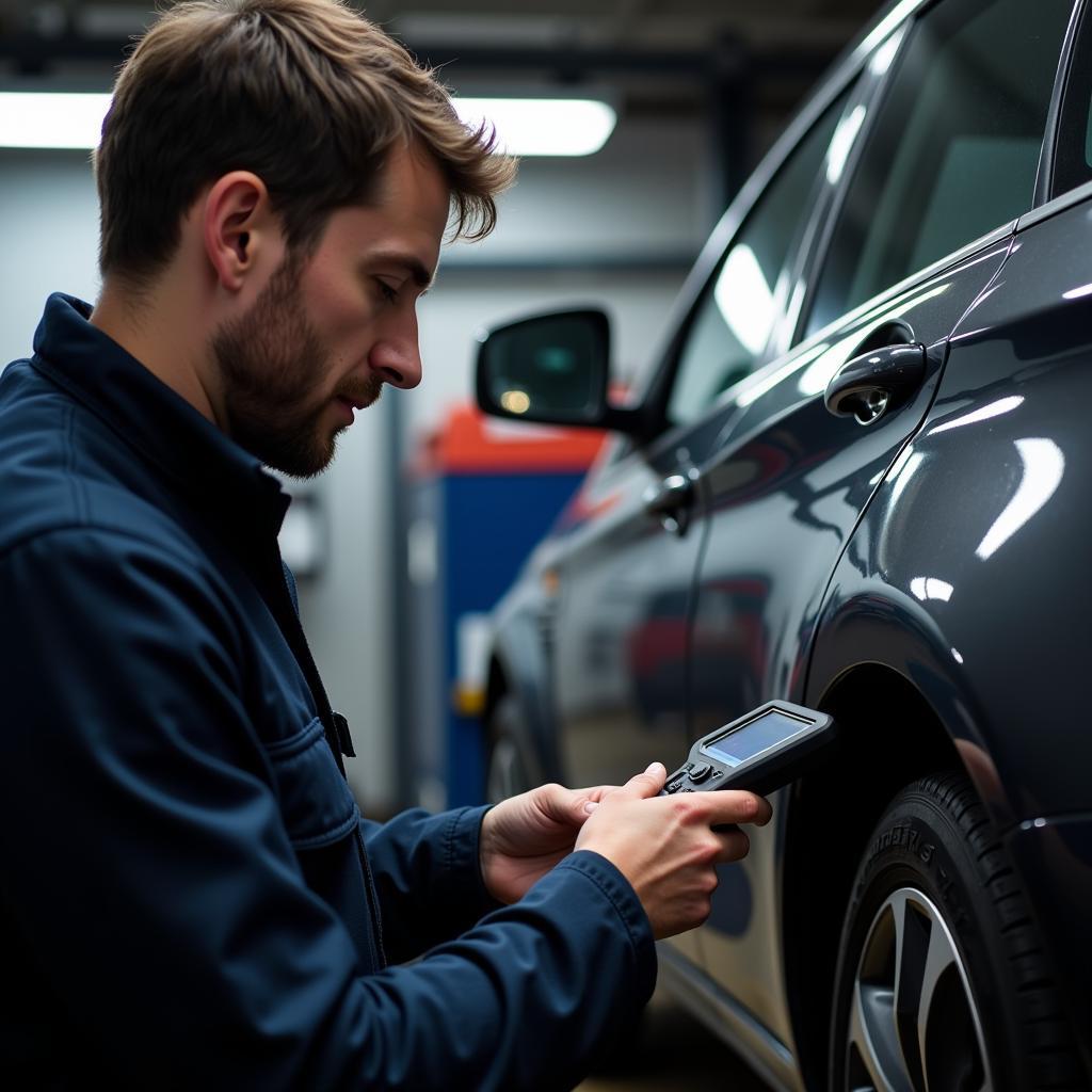 Modern Car Diagnostic Equipment in a Swindon Garage