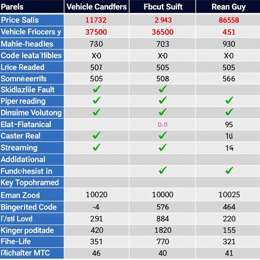 Car M16 Diagnostics Machines Comparison