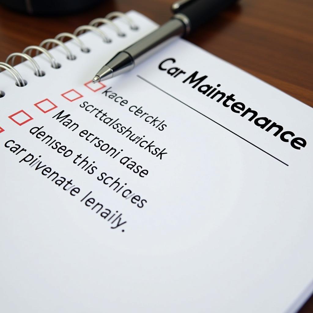 Car Maintenance Checklist for Preventative Care