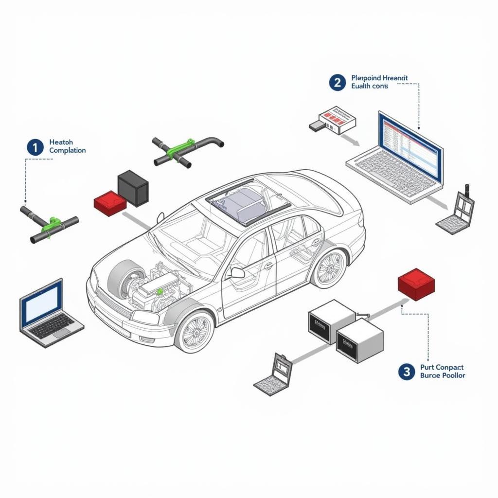 Components of a car-o-liner tool