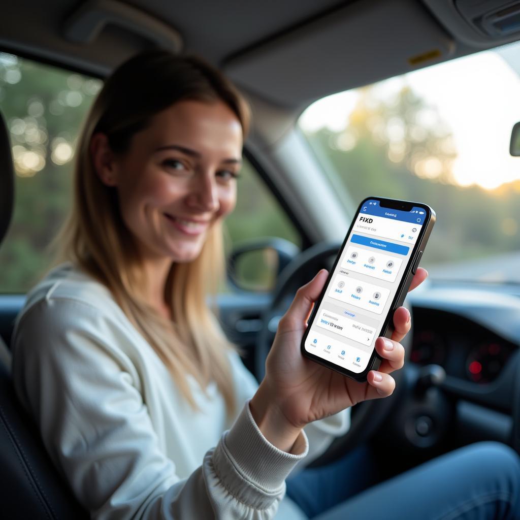 Car Owner Using FIXD Device