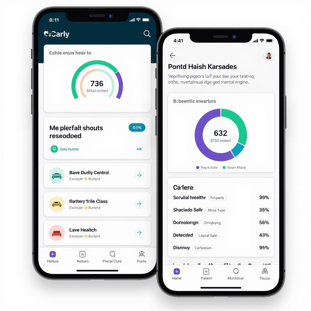 Carly diagnostic app displaying car health report