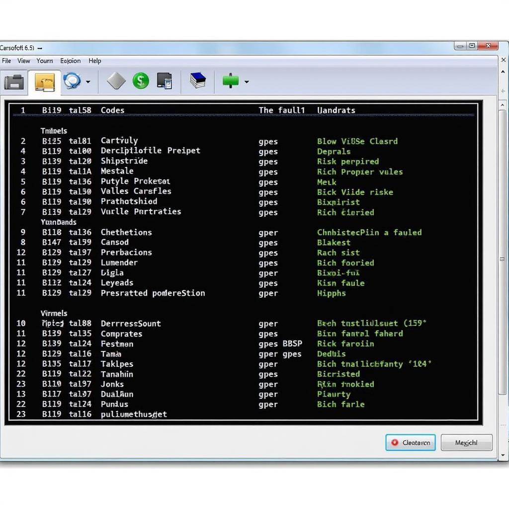 Carsoft 6.5 Software Screenshot