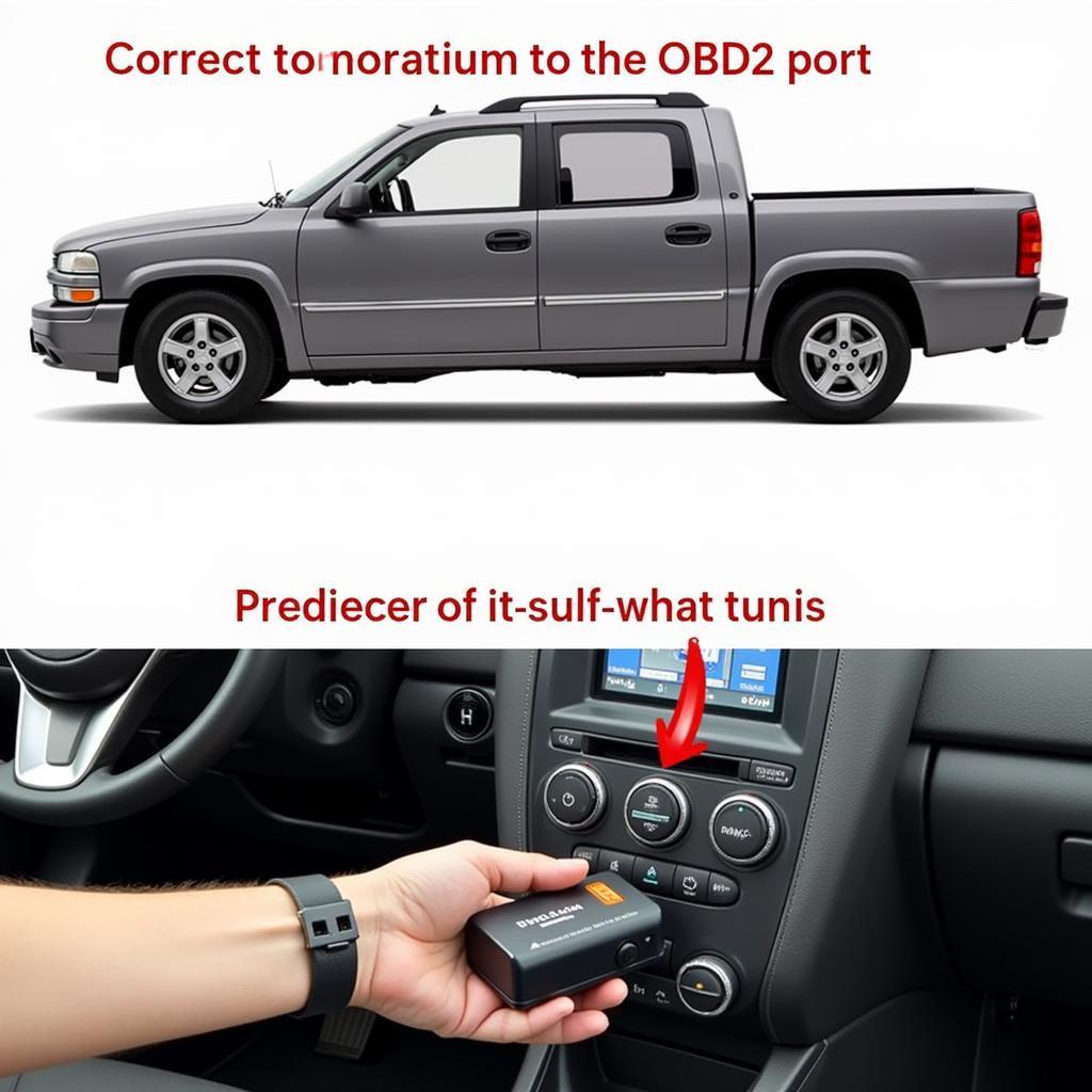 Connecting a Car Diagnostic Scanner to a Chevrolet's OBD2 Port