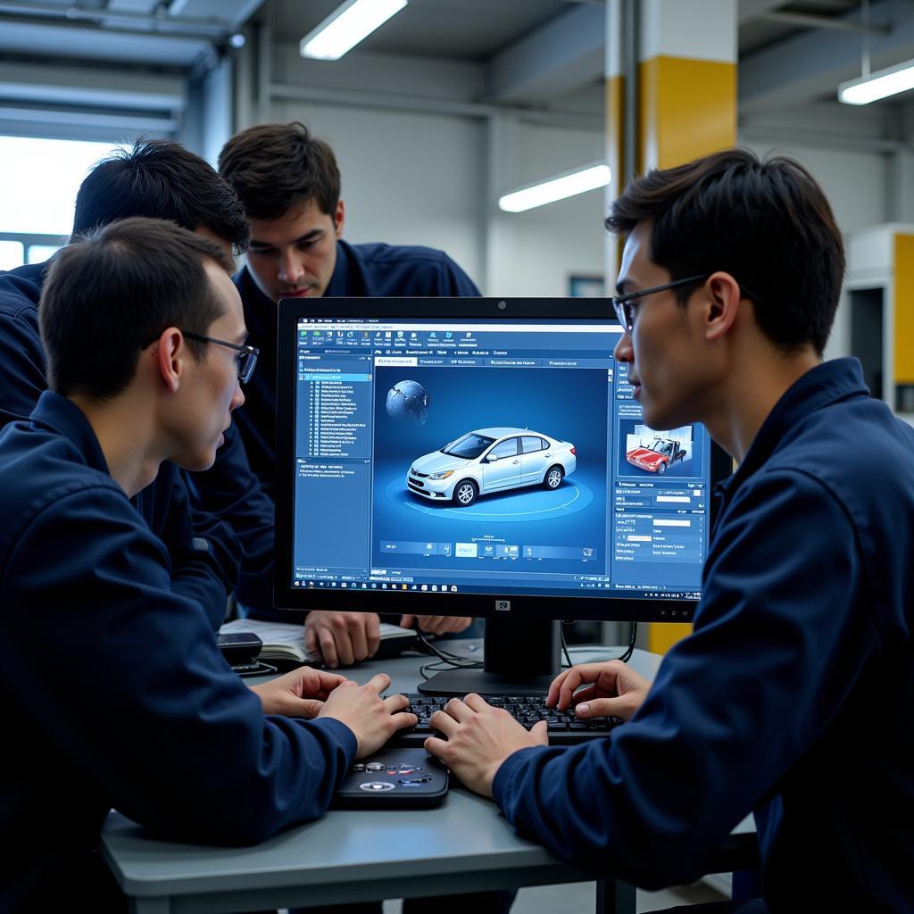 Mechanic Training on China Car Diagnostic Software