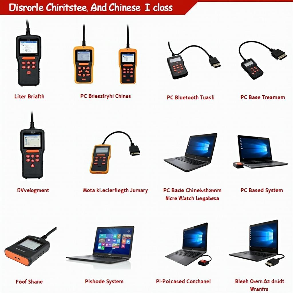 Various Types of Chinese Car Diagnostic Tools