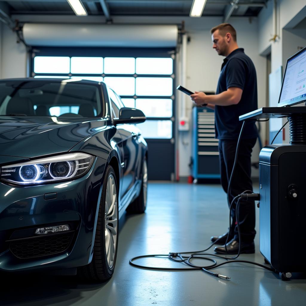 Modern Car Diagnostics Garage in Chippenham