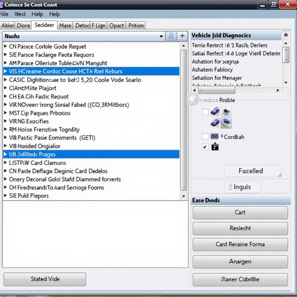 Citroen SEDRE Software Interface