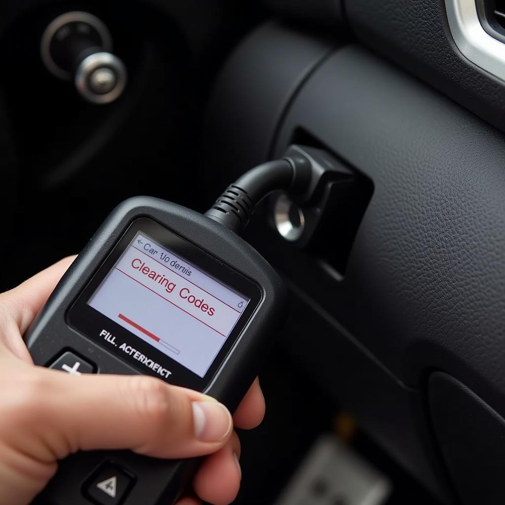 Using a Car Diagnostic Scanner to Clear Codes