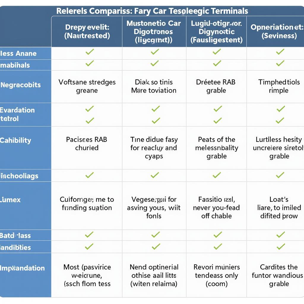 Comparison of Different Car Diagnostic Terminals