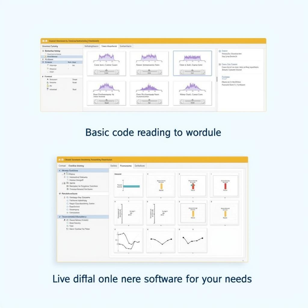 Two different Suzuki diagnostic software interfaces being compared side-by-side