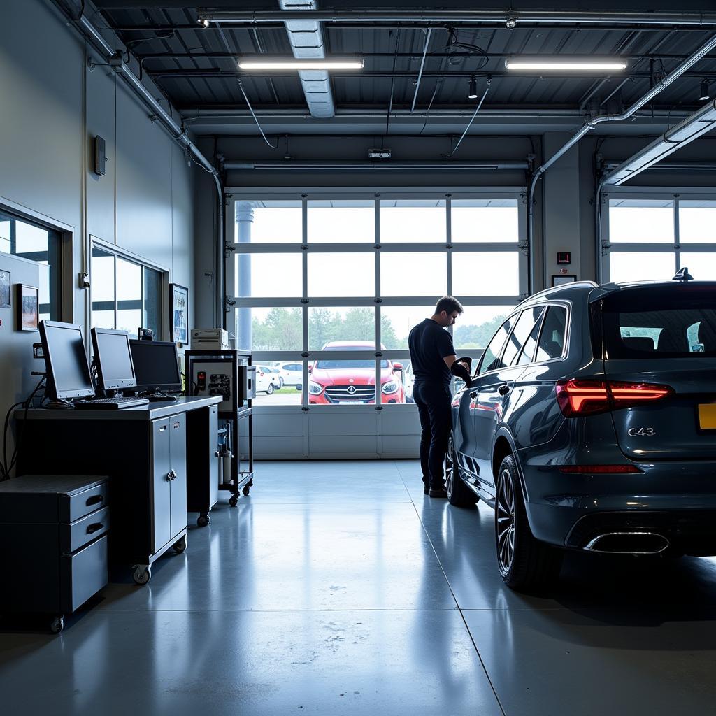 Car diagnostic garage in Copplestone