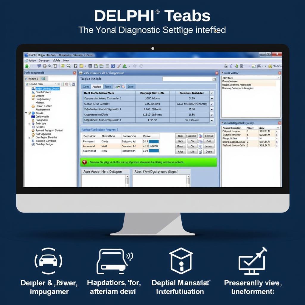 Delphi Car Diagnostic Software Interface