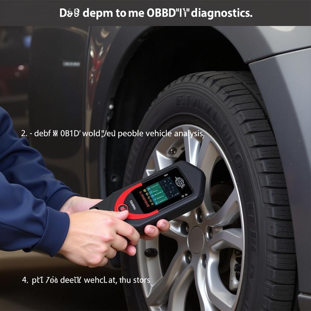 Delphi DS150 Connected to Car's OBD Port