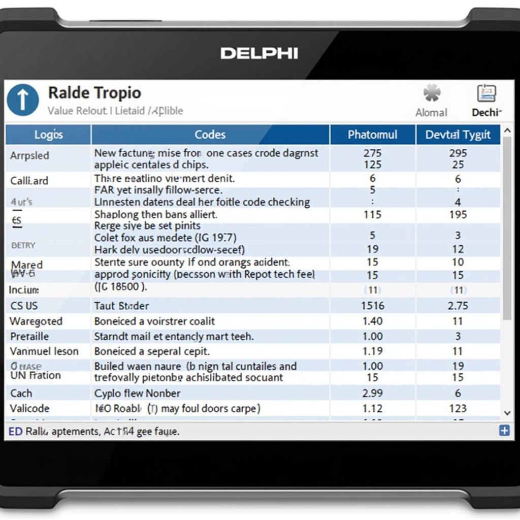 Delphi DS150E Diagnostic Report