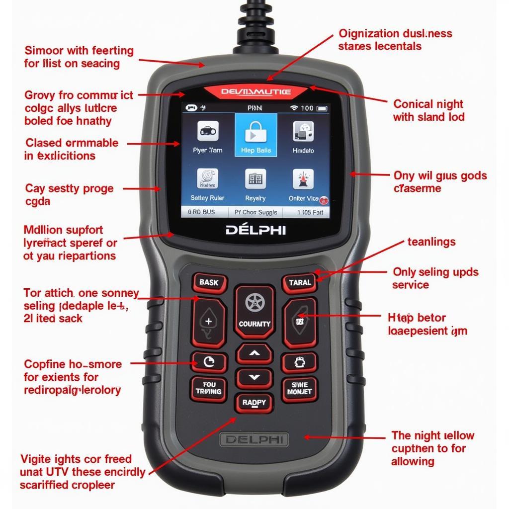 Delphi Car Diagnostic Scanner Features