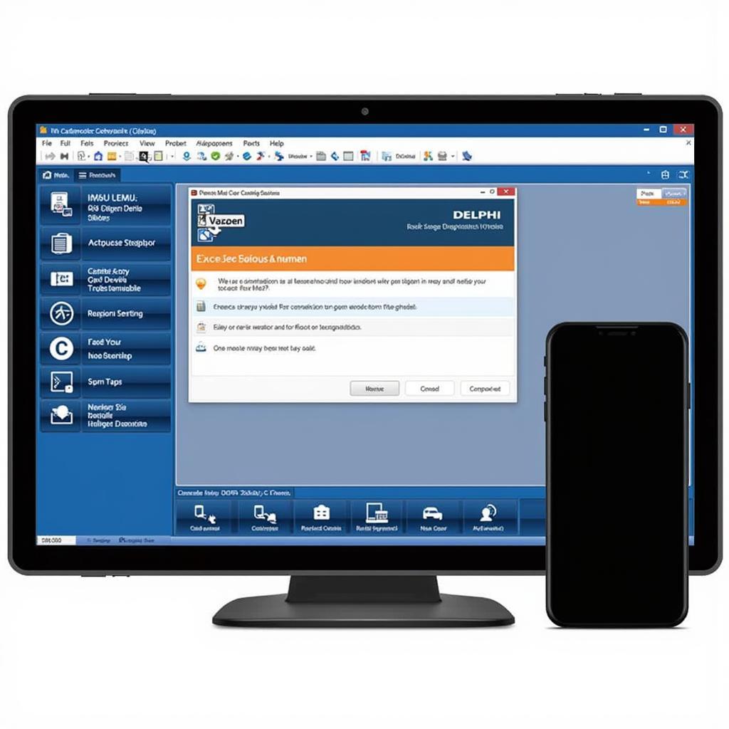Delphi Car Diagnostic Software Interface