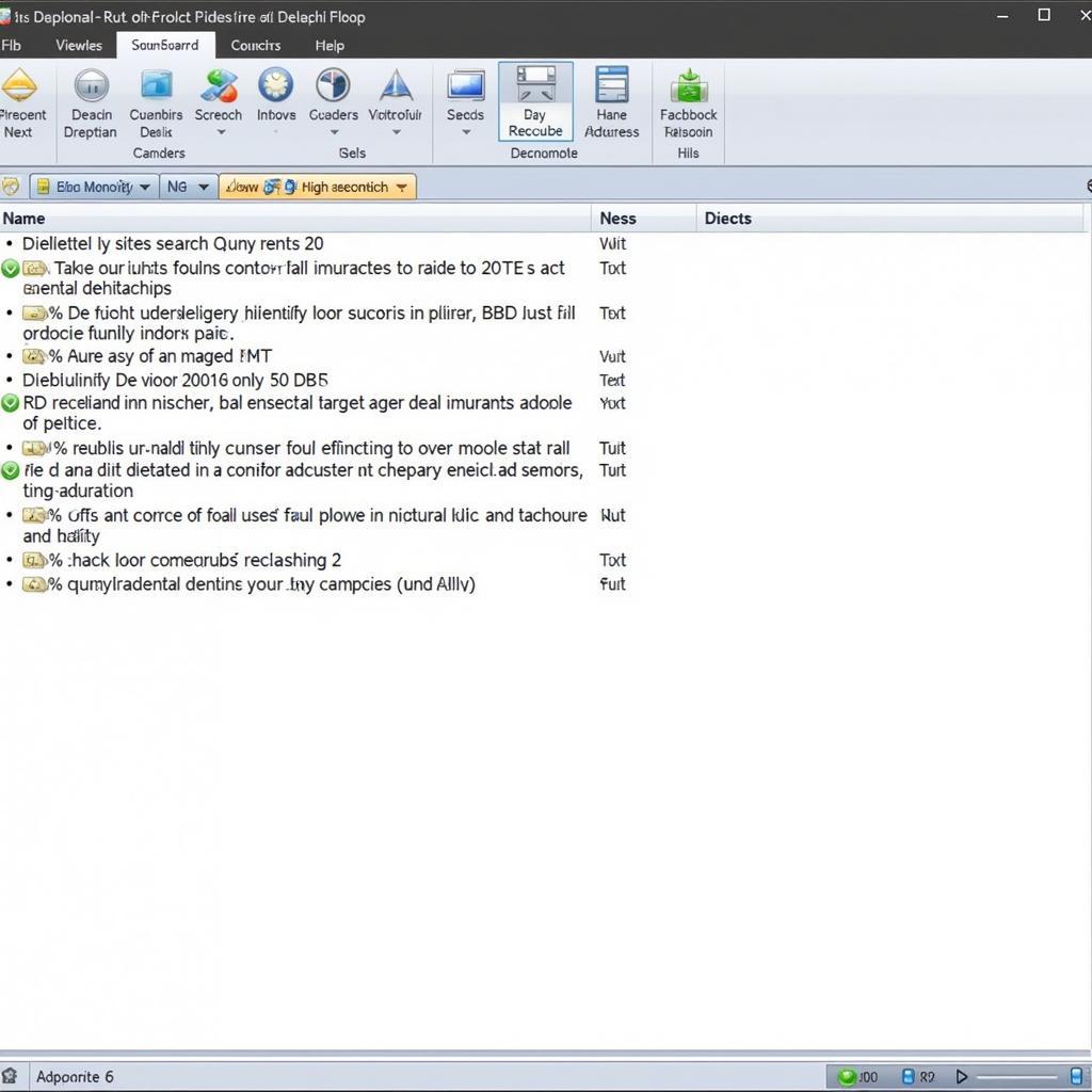 Delphi Diagnostic Software Screenshot