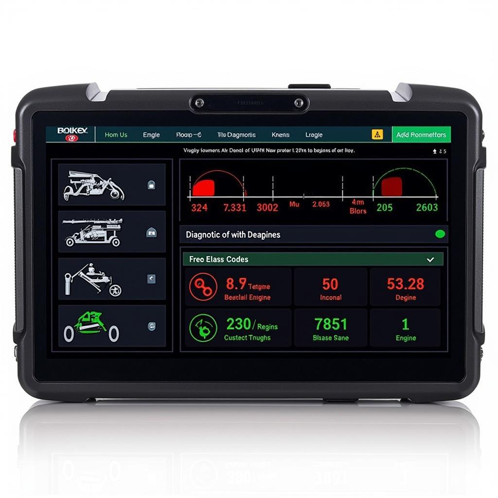 Car Diagnostic Software Interface