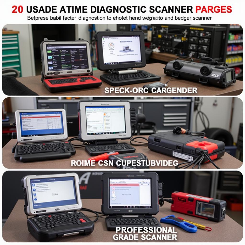 Different types of diagnostic scanners