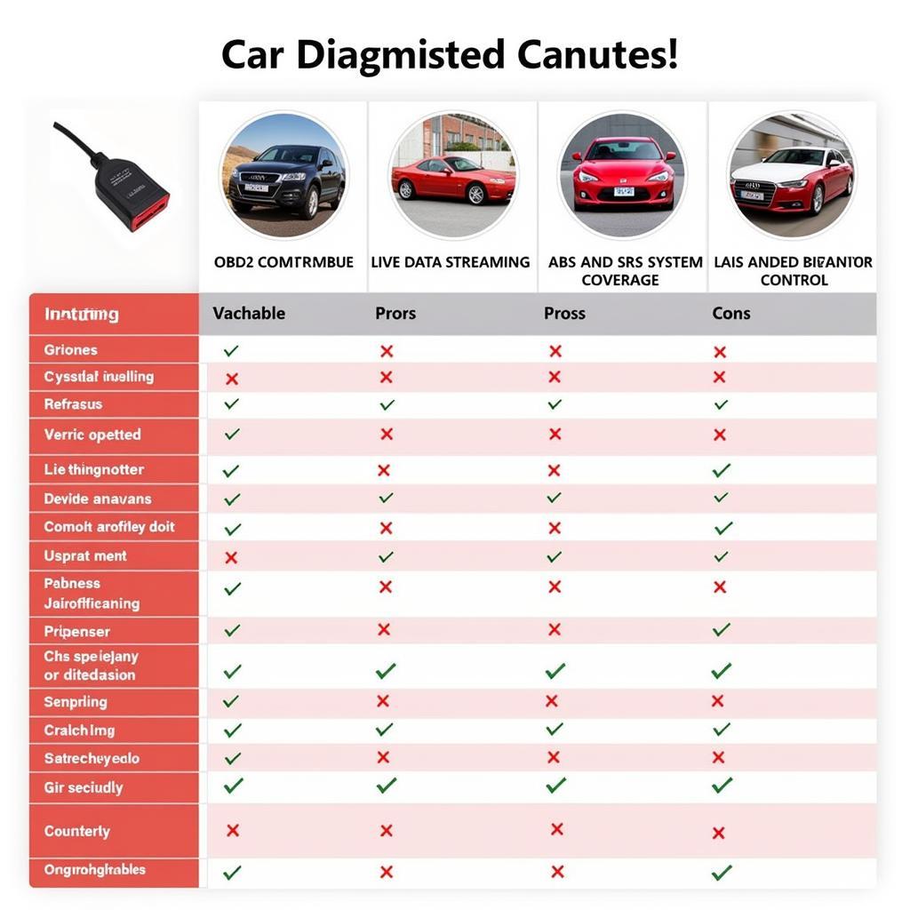 Comparing Car Diagnostic Tool Features