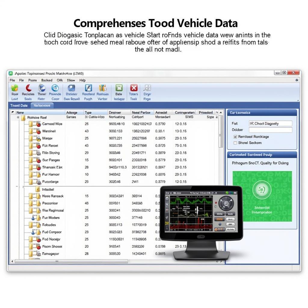 Diagnostic Tool Software Interface